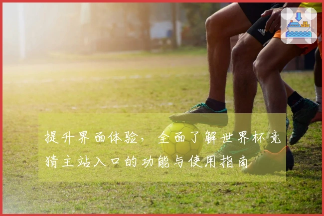 提升界面体验，全面了解世界杯竞猜主站入口的功能与使用指南