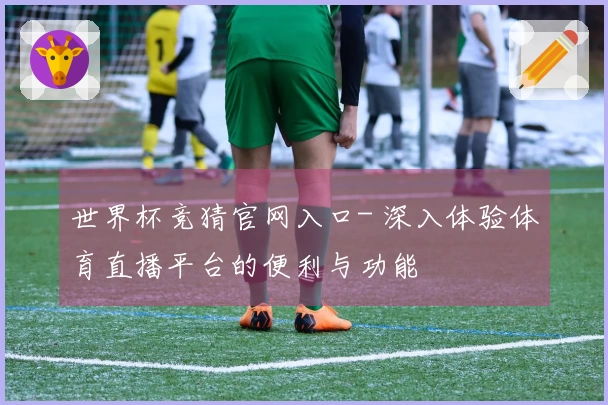 世界杯竞猜官网入口- 深入体验体育直播平台的便利与功能