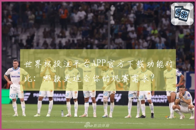 世界杯投注平台APP官方下载功能对比：哪款更适合你的观赛需求？