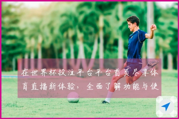 在世界杯投注平台平台首页尽享体育直播新体验，全面了解功能与使用指南